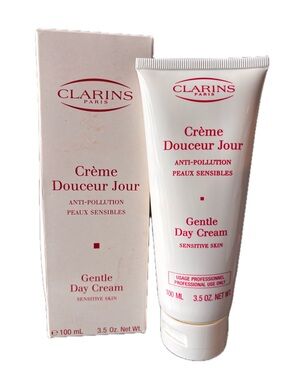 Clarins Gentle Day Cream - Sensitive Skin- 3.5 oz Salon Size